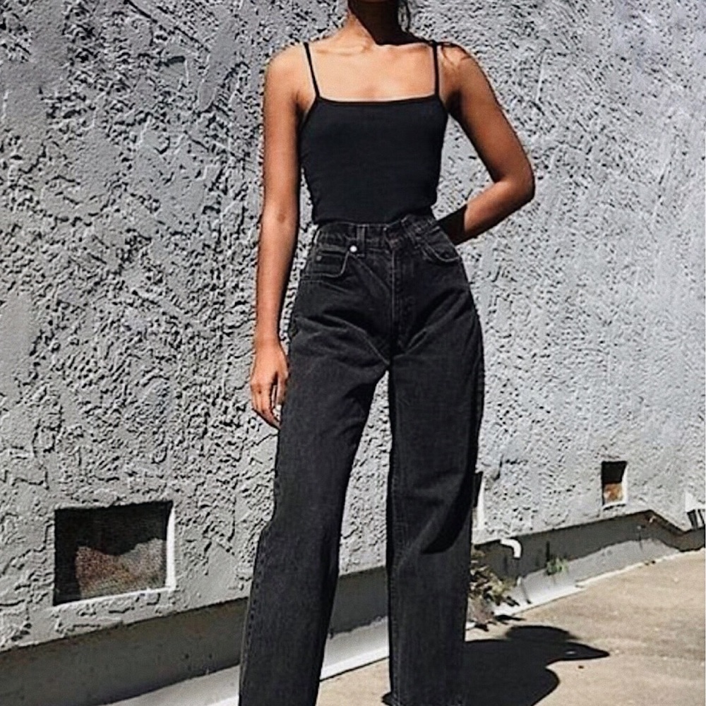 Vintage | Rare Levi’s Distressed 505’s Black Jeans